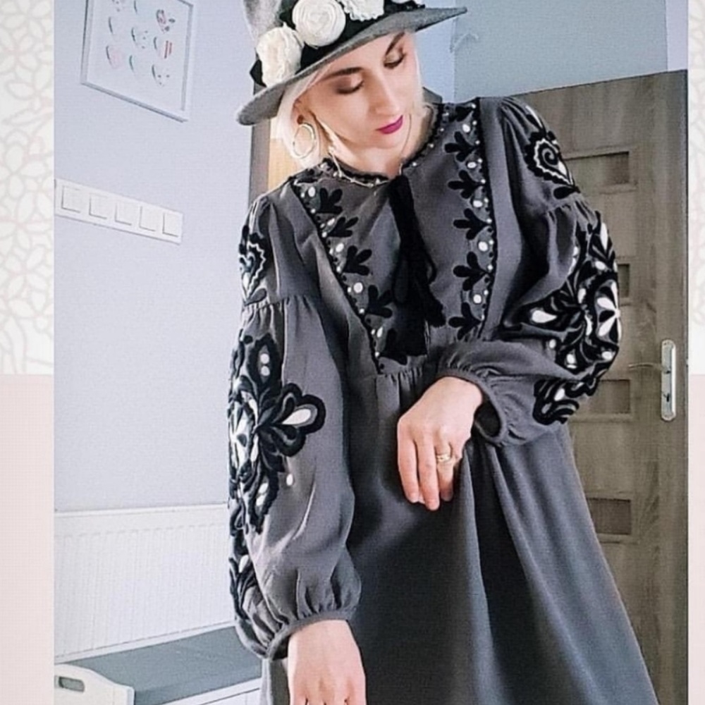 Zara Embroidered dress